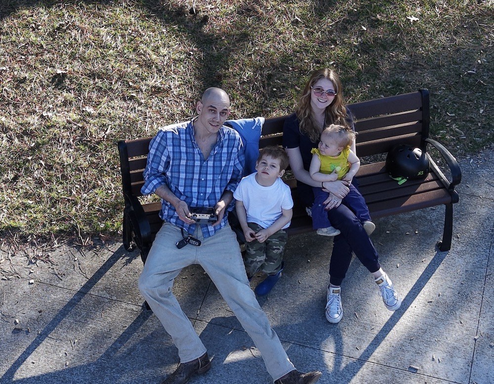 Jerry Barich with his family